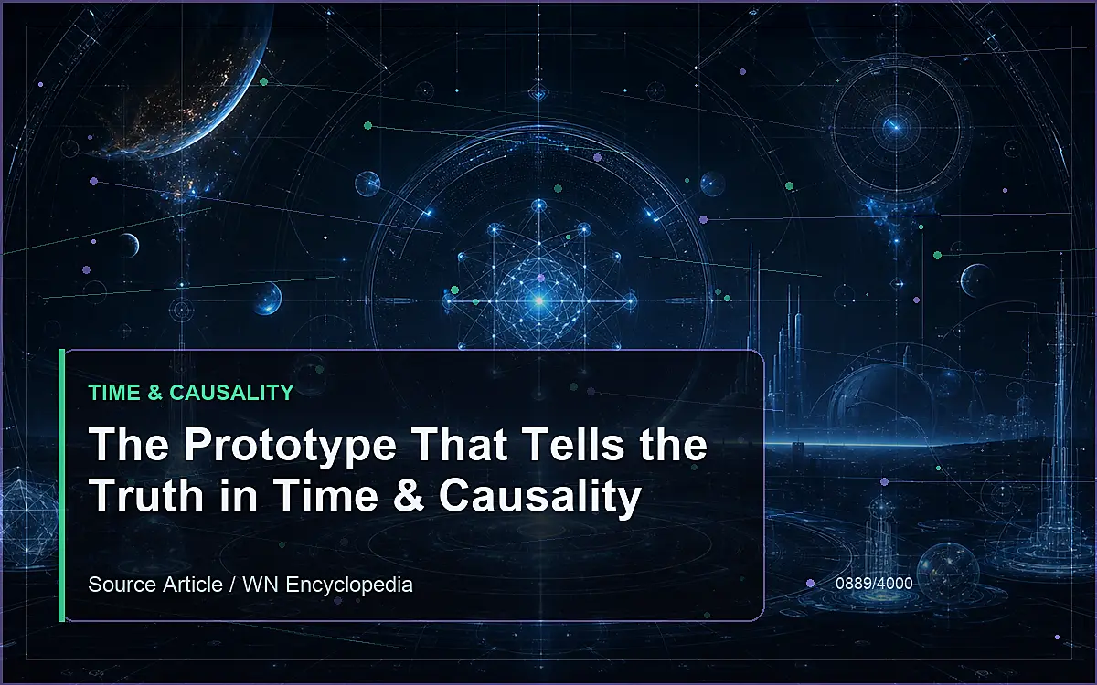 AI-generated encyclopedia reference image for The Prototype That Tells the Truth in Time & Causality