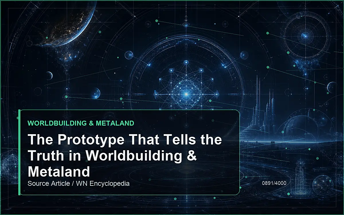 AI-generated encyclopedia reference image for The Prototype That Tells the Truth in Worldbuilding & Metaland