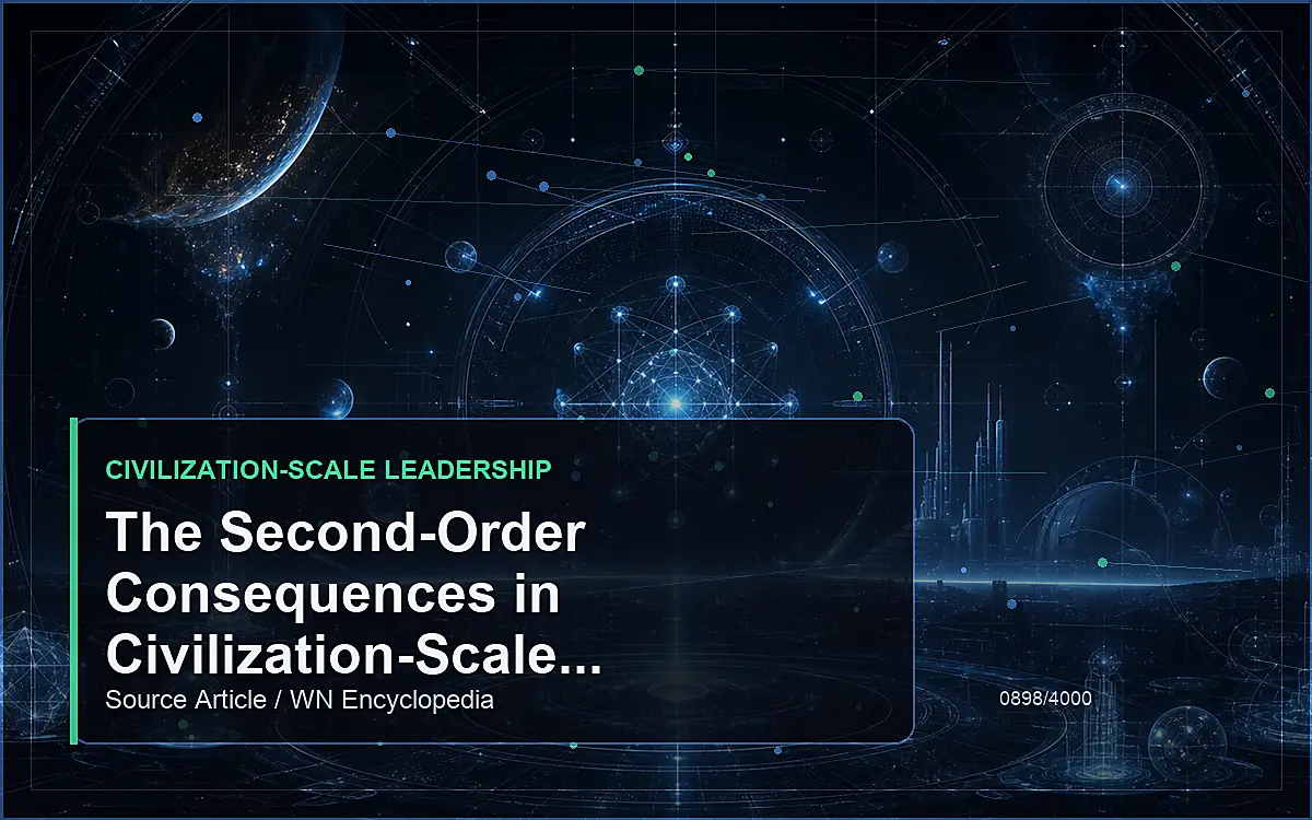AI-generated encyclopedia reference image for The Second-Order Consequences in Civilization-Scale Leadership