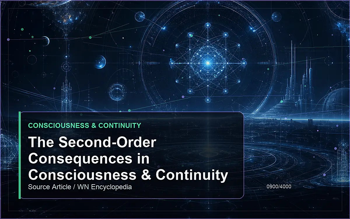 AI-generated encyclopedia reference image for The Second-Order Consequences in Consciousness & Continuity