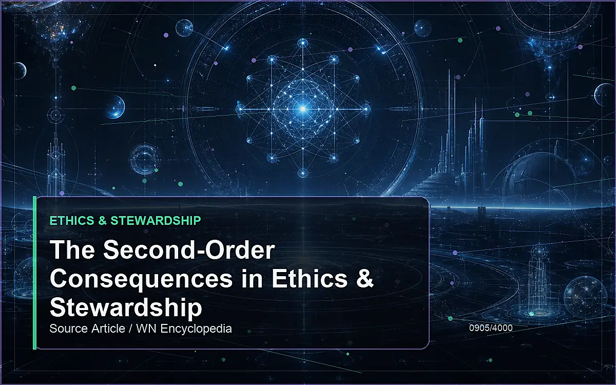 AI-generated encyclopedia reference image for The Second-Order Consequences in Ethics & Stewardship
