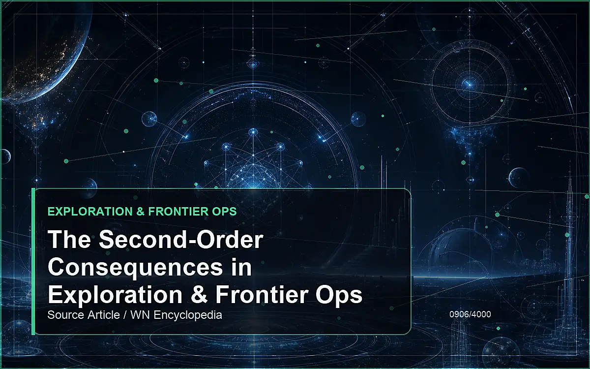 AI-generated encyclopedia reference image for The Second-Order Consequences in Exploration & Frontier Ops