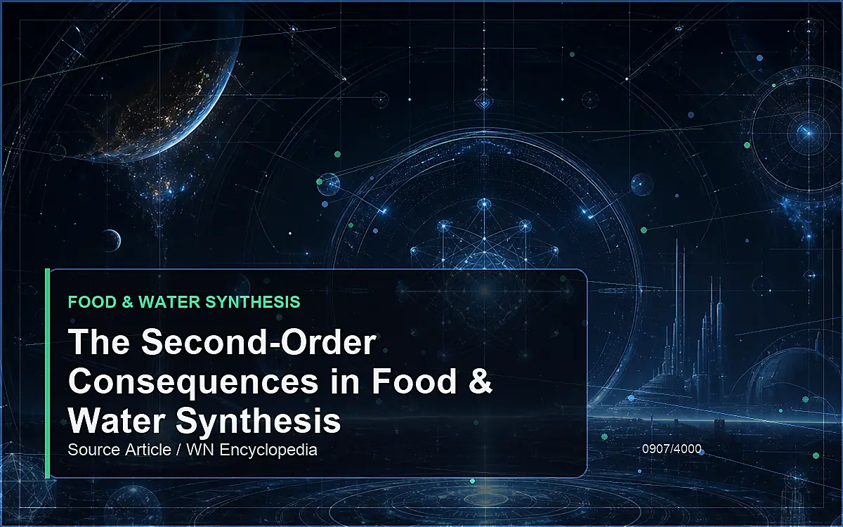 AI-generated encyclopedia reference image for The Second-Order Consequences in Food & Water Synthesis