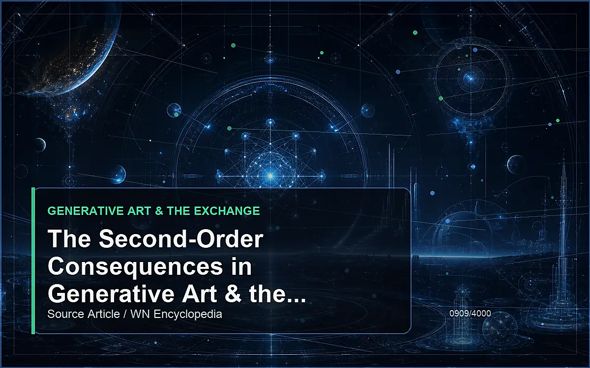 AI-generated encyclopedia reference image for The Second-Order Consequences in Generative Art & the Exchange