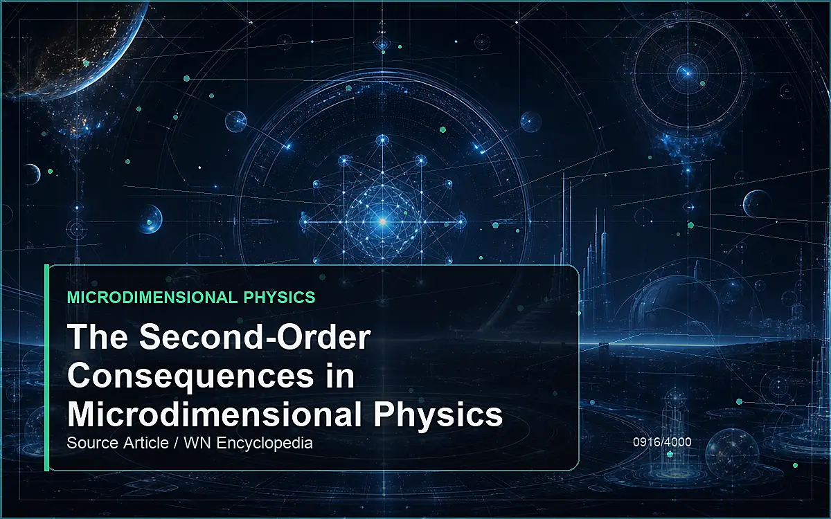 AI-generated encyclopedia reference image for The Second-Order Consequences in Microdimensional Physics