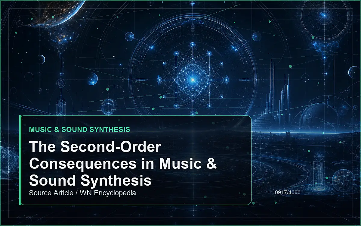 AI-generated encyclopedia reference image for The Second-Order Consequences in Music & Sound Synthesis