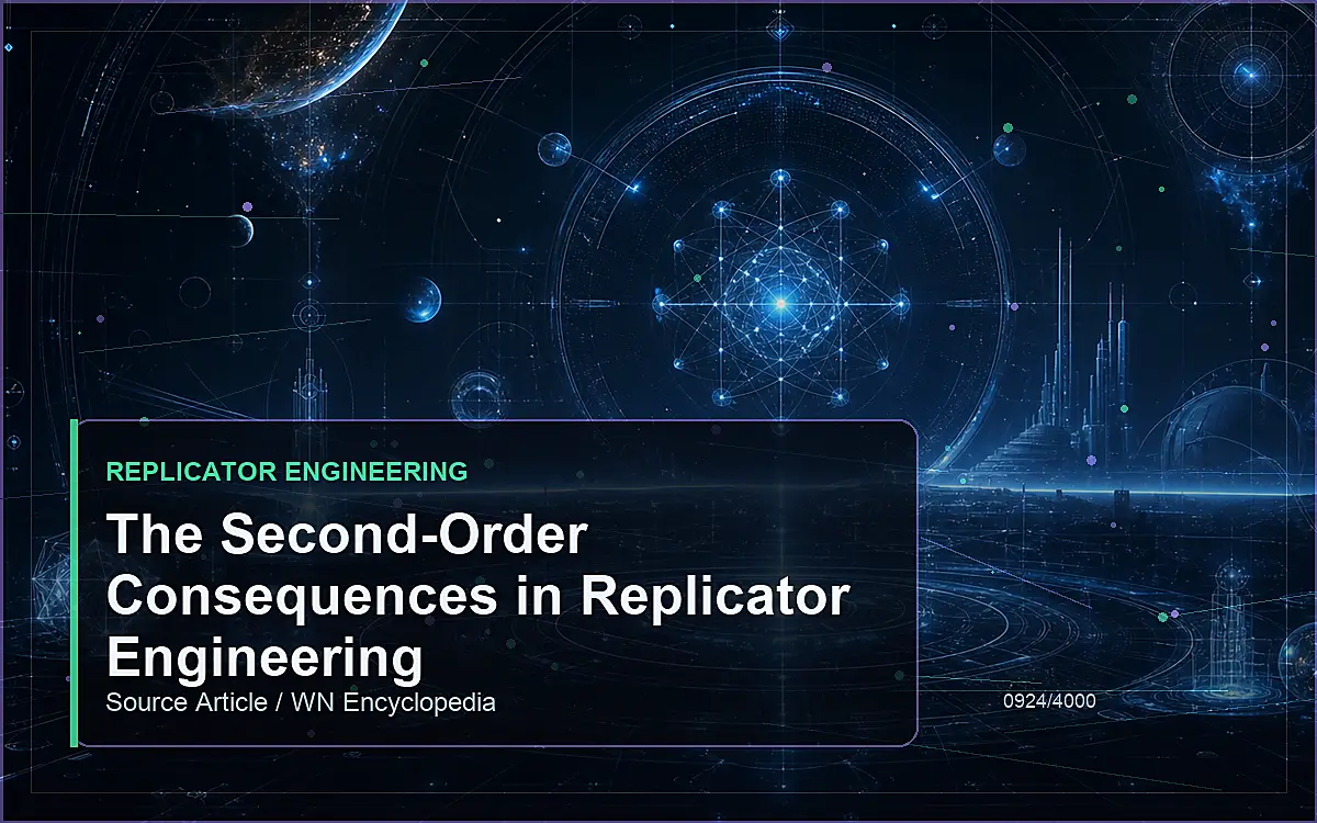 AI-generated encyclopedia reference image for The Second-Order Consequences in Replicator Engineering