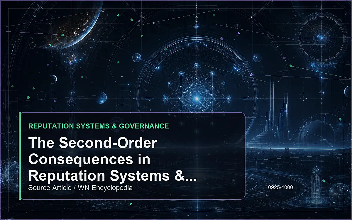 AI-generated encyclopedia reference image for The Second-Order Consequences in Reputation Systems & Governance
