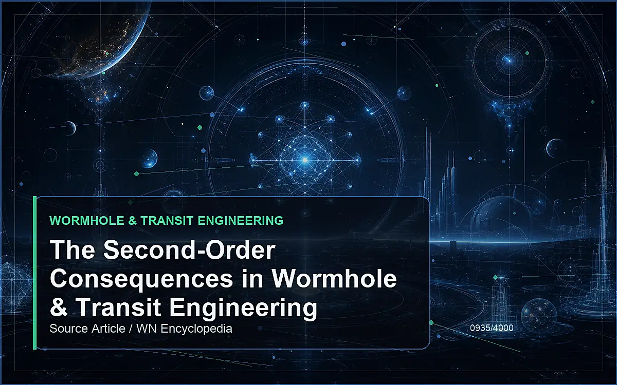 AI-generated encyclopedia reference image for The Second-Order Consequences in Wormhole & Transit Engineering
