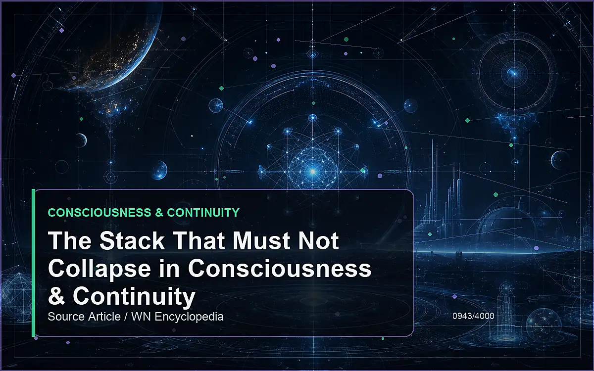 AI-generated encyclopedia reference image for The Stack That Must Not Collapse in Consciousness & Continuity