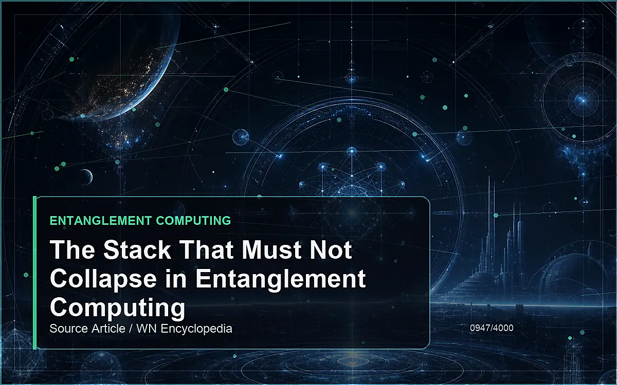 AI-generated encyclopedia reference image for The Stack That Must Not Collapse in Entanglement Computing
