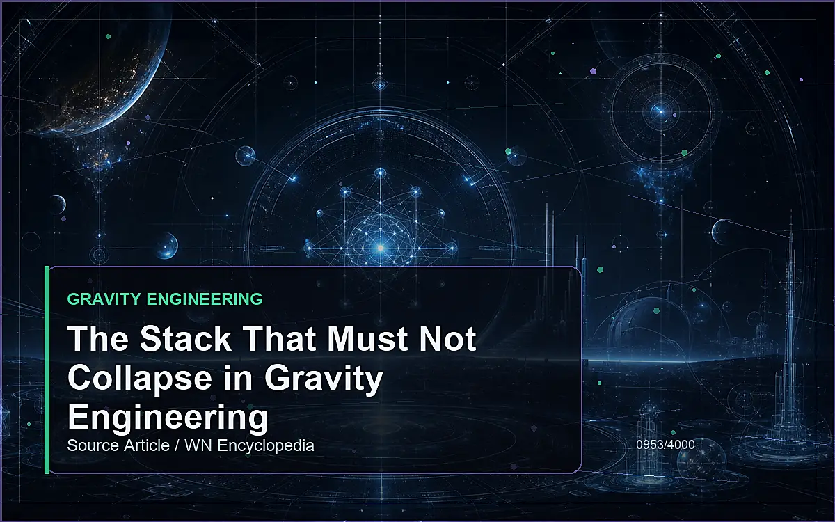 AI-generated encyclopedia reference image for The Stack That Must Not Collapse in Gravity Engineering
