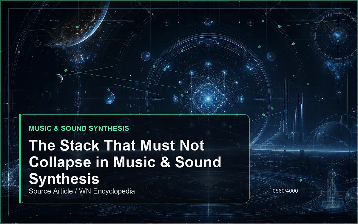 AI-generated encyclopedia reference image for The Stack That Must Not Collapse in Music & Sound Synthesis