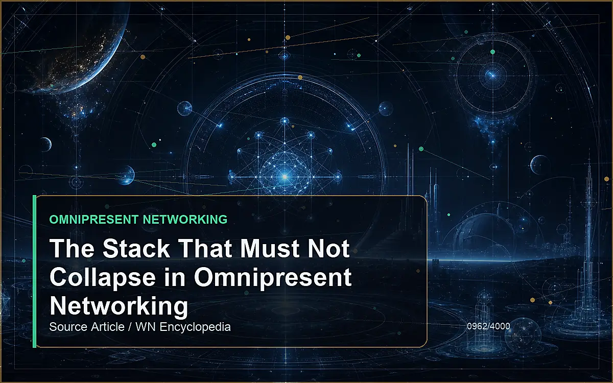 AI-generated encyclopedia reference image for The Stack That Must Not Collapse in Omnipresent Networking