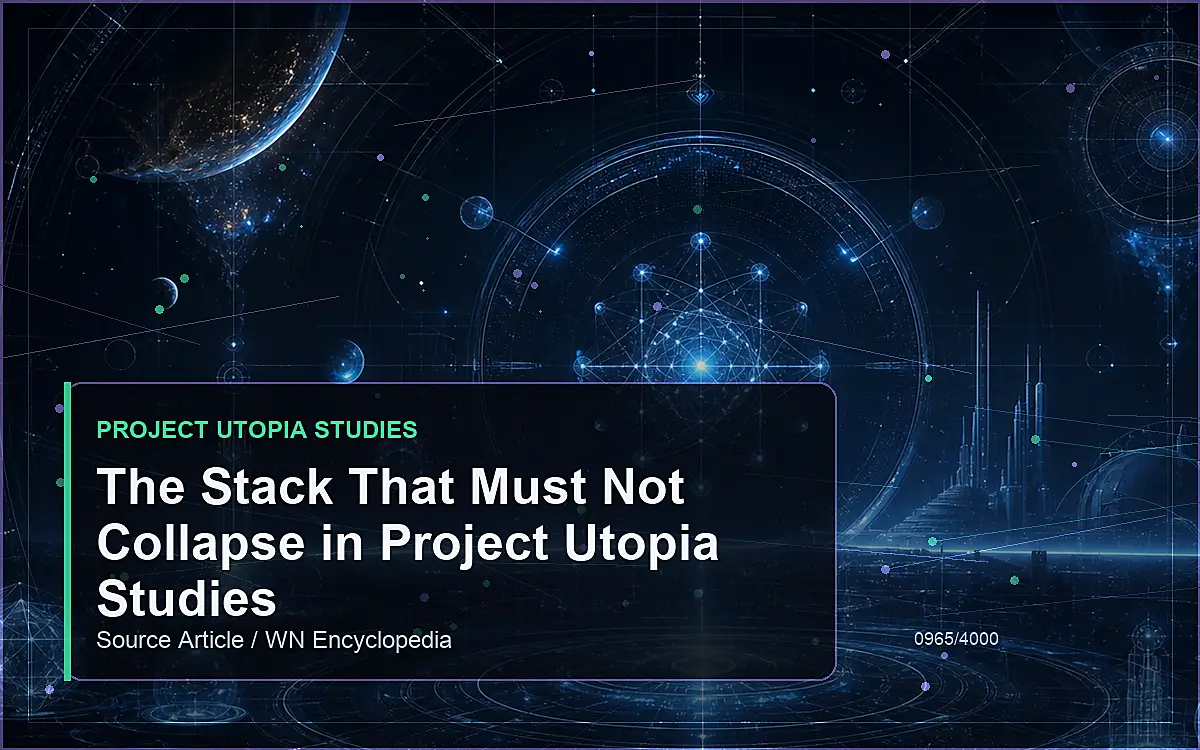 AI-generated encyclopedia reference image for The Stack That Must Not Collapse in Project Utopia Studies