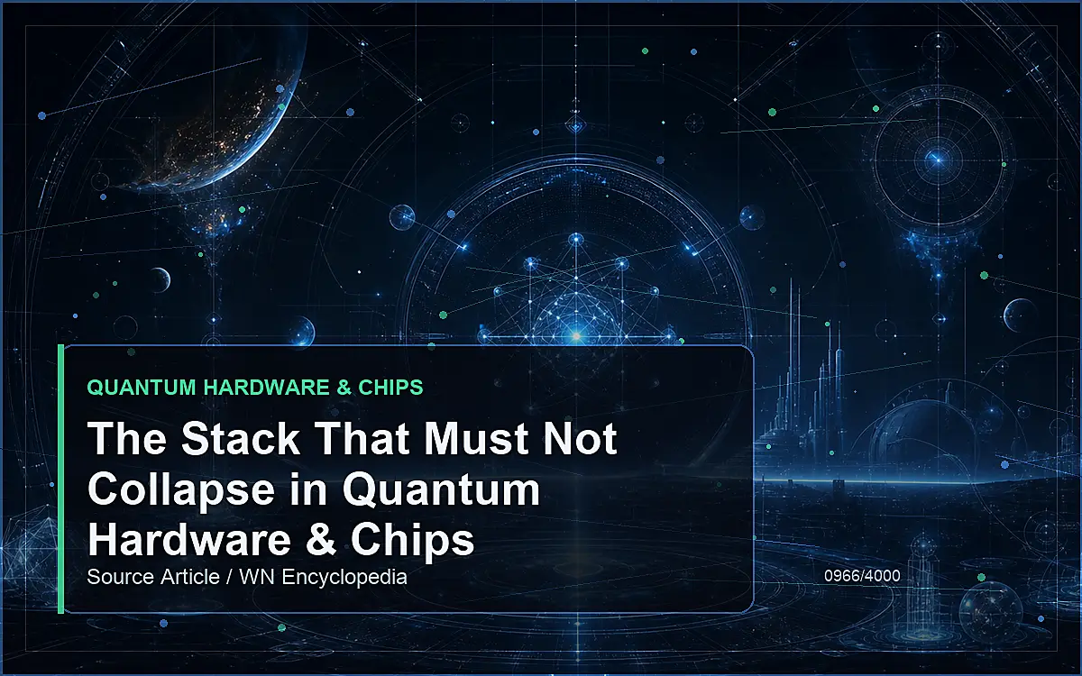 AI-generated encyclopedia reference image for The Stack That Must Not Collapse in Quantum Hardware & Chips