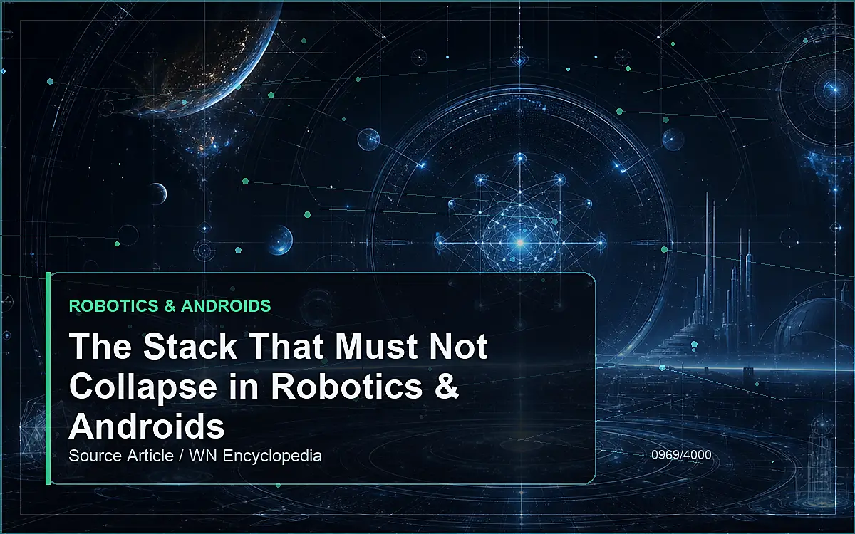 AI-generated encyclopedia reference image for The Stack That Must Not Collapse in Robotics & Androids