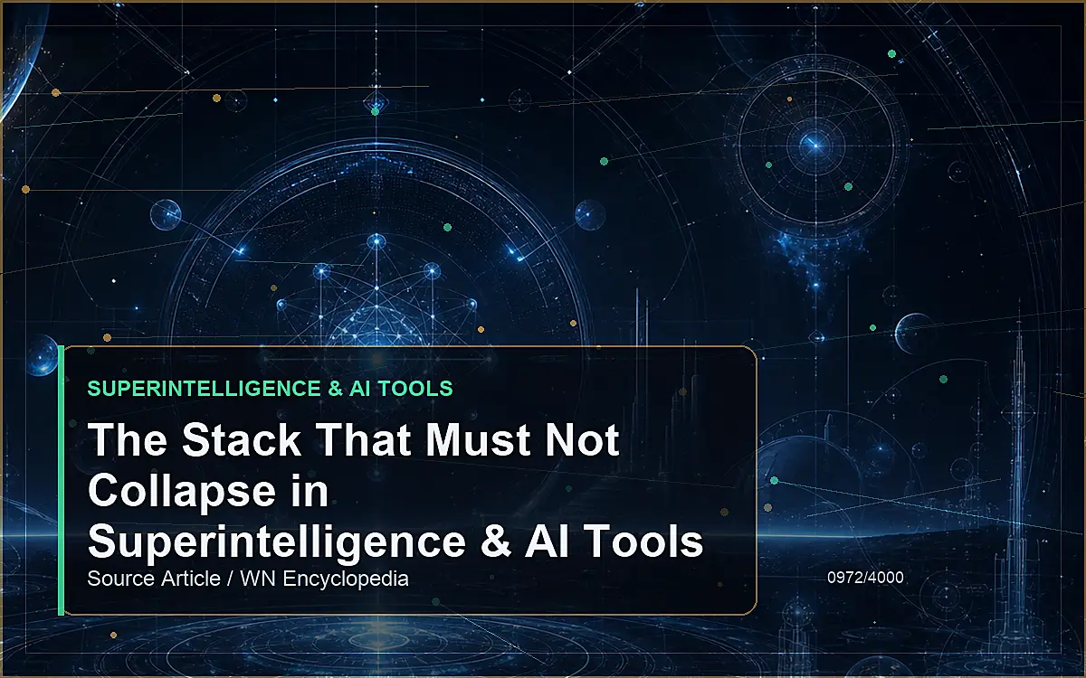 AI-generated encyclopedia reference image for The Stack That Must Not Collapse in Superintelligence & AI Tools
