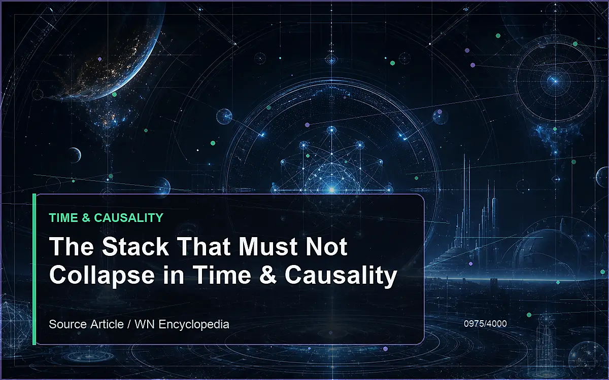 AI-generated encyclopedia reference image for The Stack That Must Not Collapse in Time & Causality