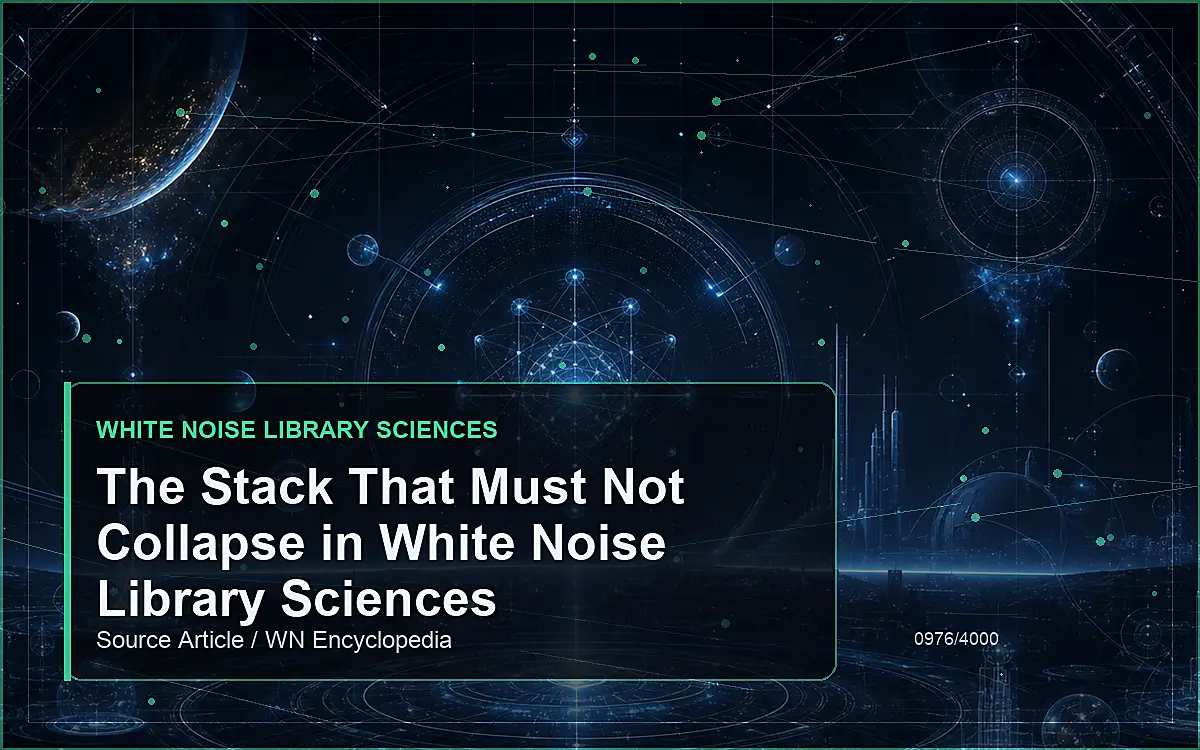 AI-generated encyclopedia reference image for The Stack That Must Not Collapse in White Noise Library Sciences
