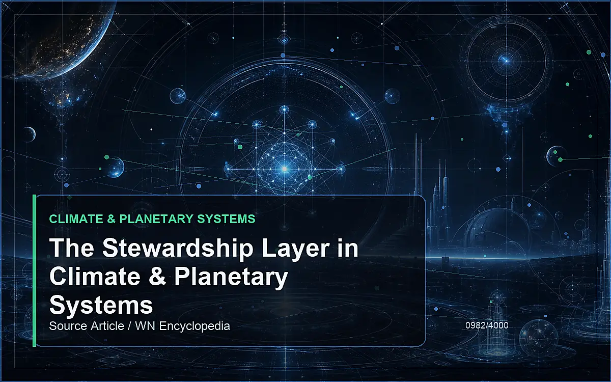 AI-generated encyclopedia reference image for The Stewardship Layer in Climate & Planetary Systems
