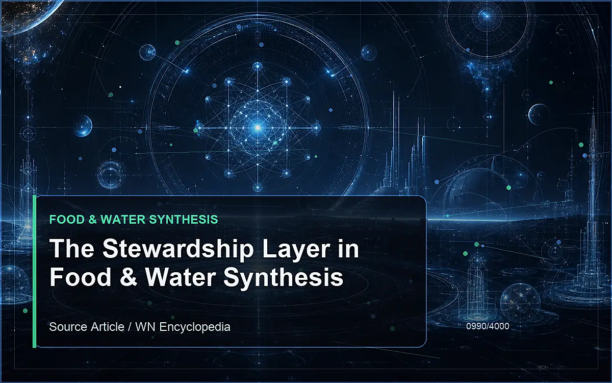 AI-generated encyclopedia reference image for The Stewardship Layer in Food & Water Synthesis