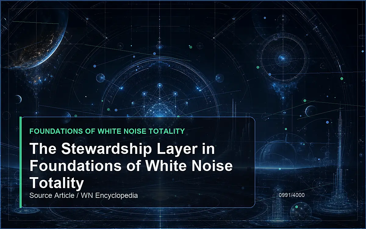 AI-generated encyclopedia reference image for The Stewardship Layer in Foundations of White Noise Totality