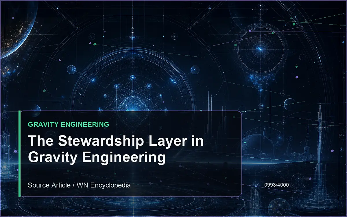 AI-generated encyclopedia reference image for The Stewardship Layer in Gravity Engineering