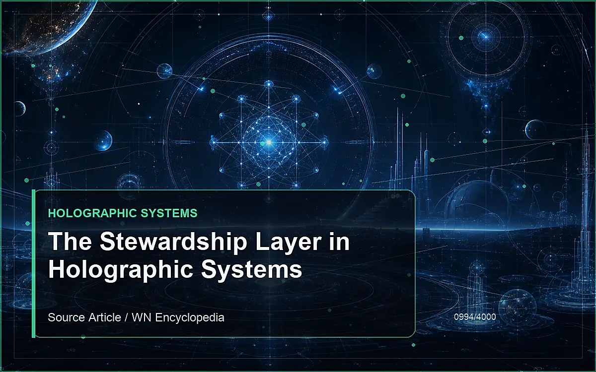 AI-generated encyclopedia reference image for The Stewardship Layer in Holographic Systems