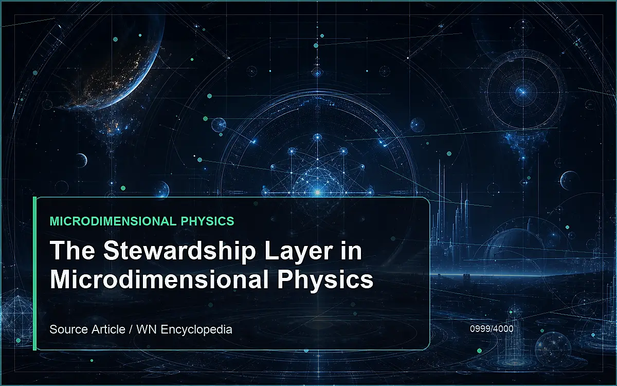 AI-generated encyclopedia reference image for The Stewardship Layer in Microdimensional Physics