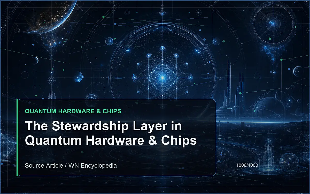 AI-generated encyclopedia reference image for The Stewardship Layer in Quantum Hardware & Chips