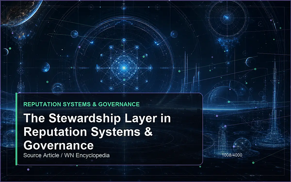 AI-generated encyclopedia reference image for The Stewardship Layer in Reputation Systems & Governance