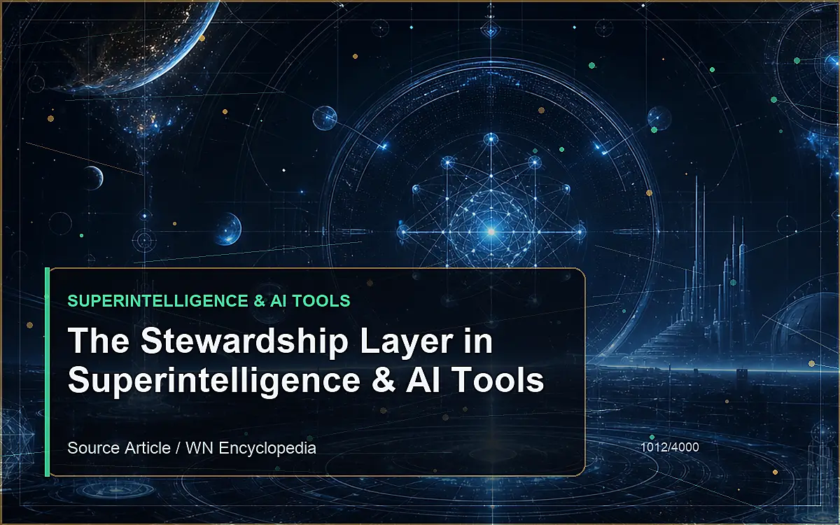AI-generated encyclopedia reference image for The Stewardship Layer in Superintelligence & AI Tools