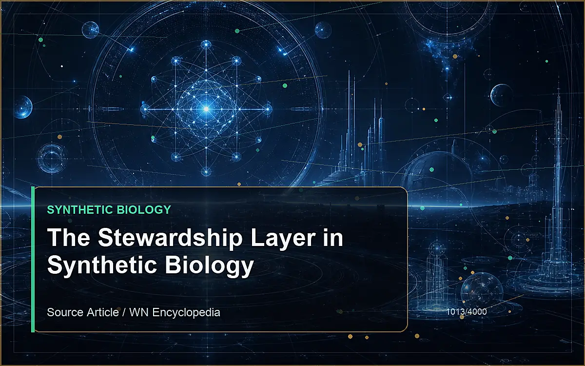 AI-generated encyclopedia reference image for The Stewardship Layer in Synthetic Biology