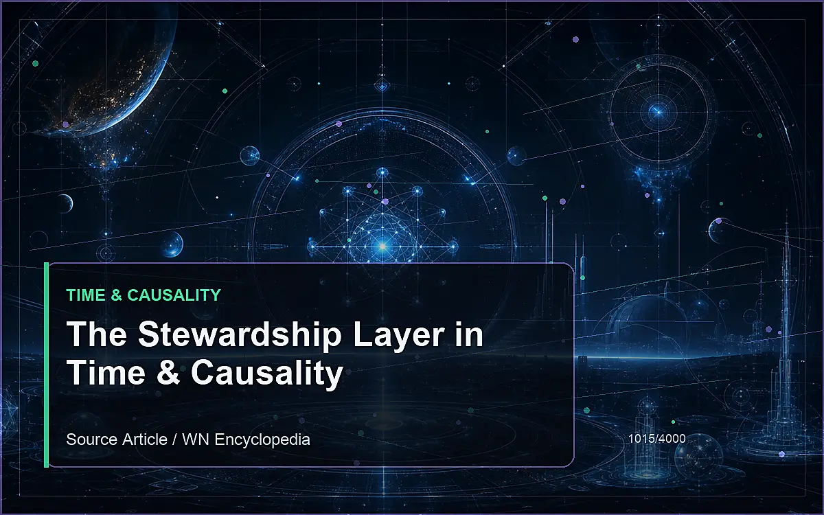AI-generated encyclopedia reference image for The Stewardship Layer in Time & Causality