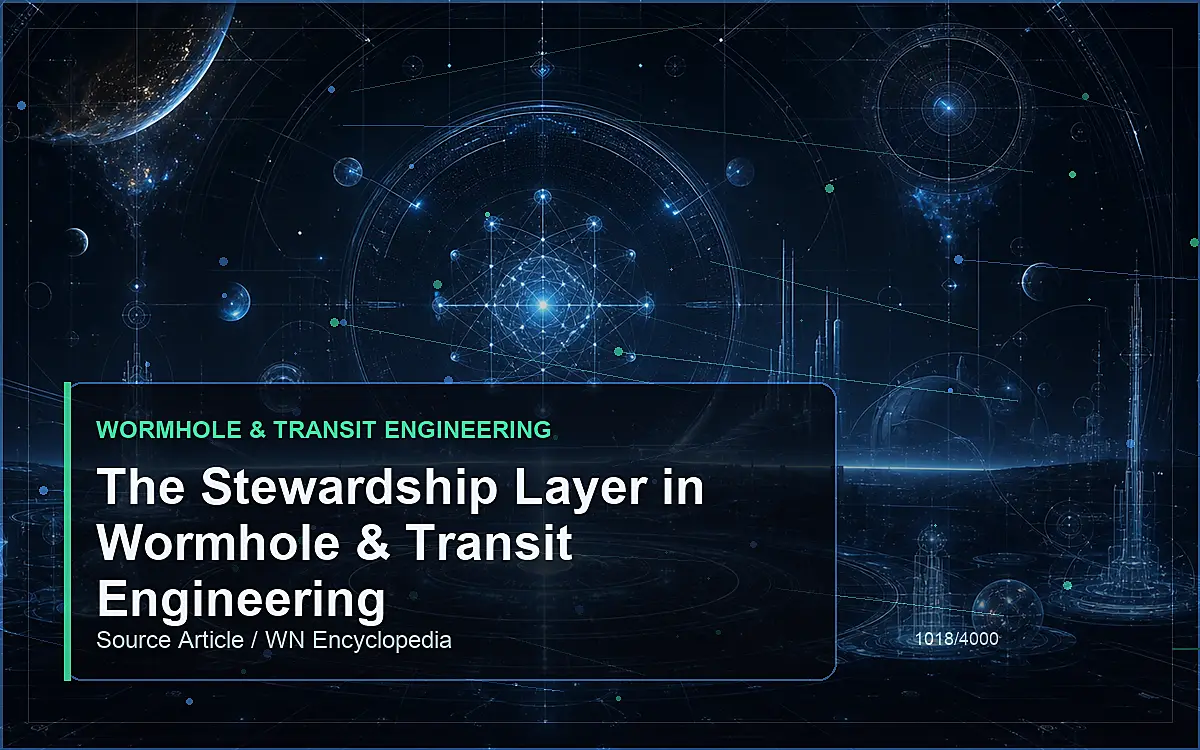 AI-generated encyclopedia reference image for The Stewardship Layer in Wormhole & Transit Engineering