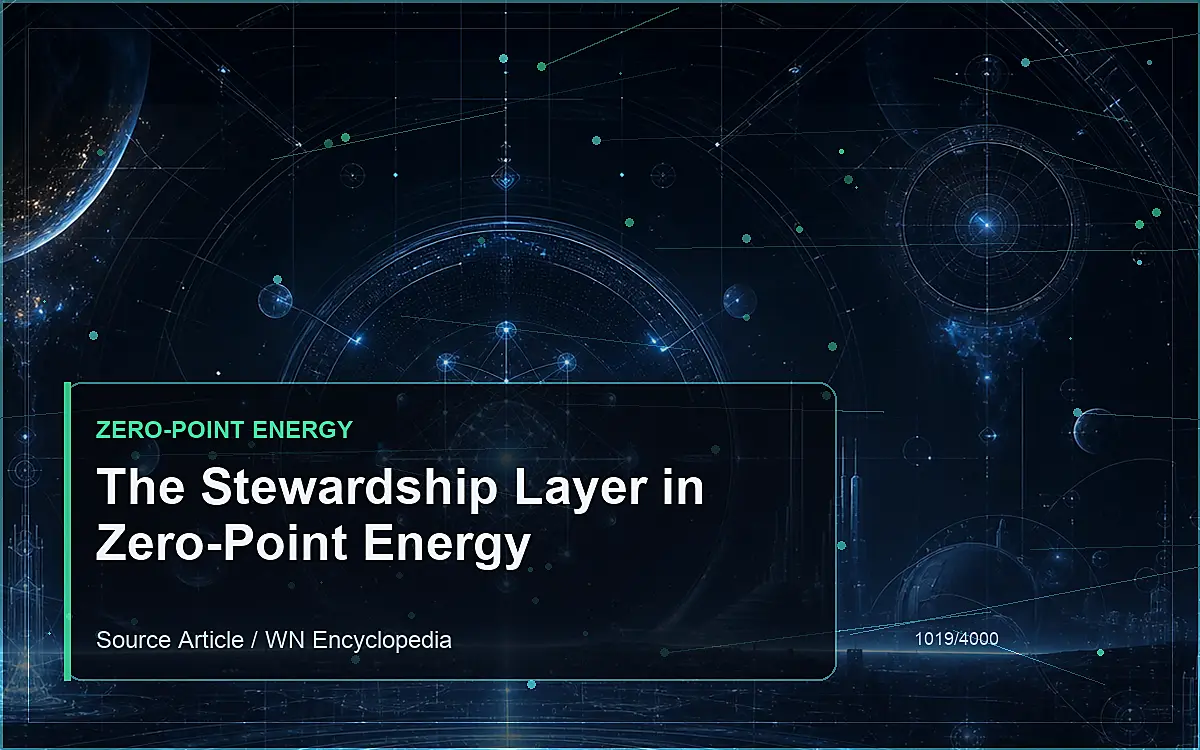 AI-generated encyclopedia reference image for The Stewardship Layer in Zero-Point Energy
