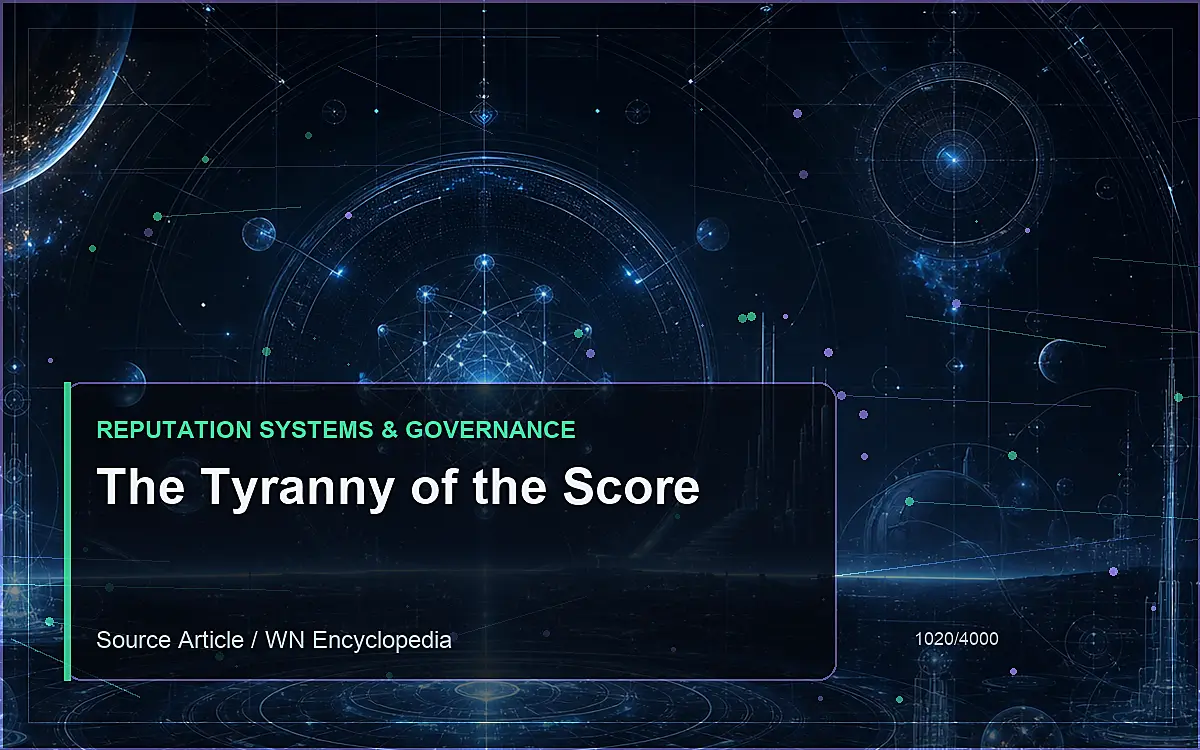 AI-generated encyclopedia reference image for The Tyranny of the Score