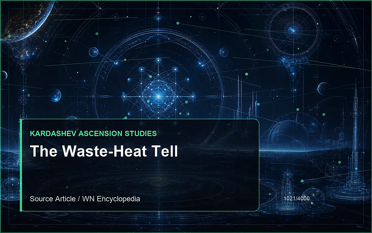 AI-generated encyclopedia reference image for The Waste-Heat Tell