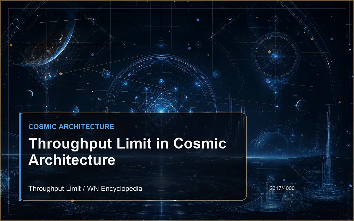 AI-generated encyclopedia reference image for Throughput Limit in Cosmic Architecture