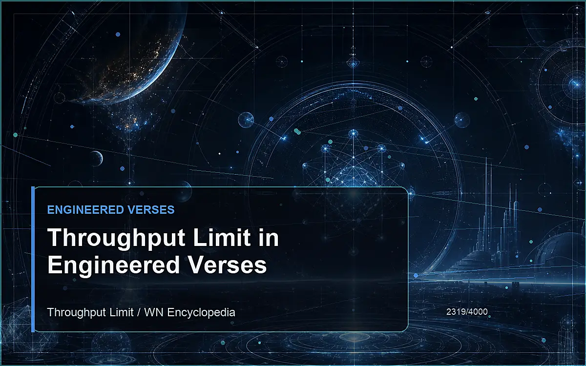 AI-generated encyclopedia reference image for Throughput Limit in Engineered Verses