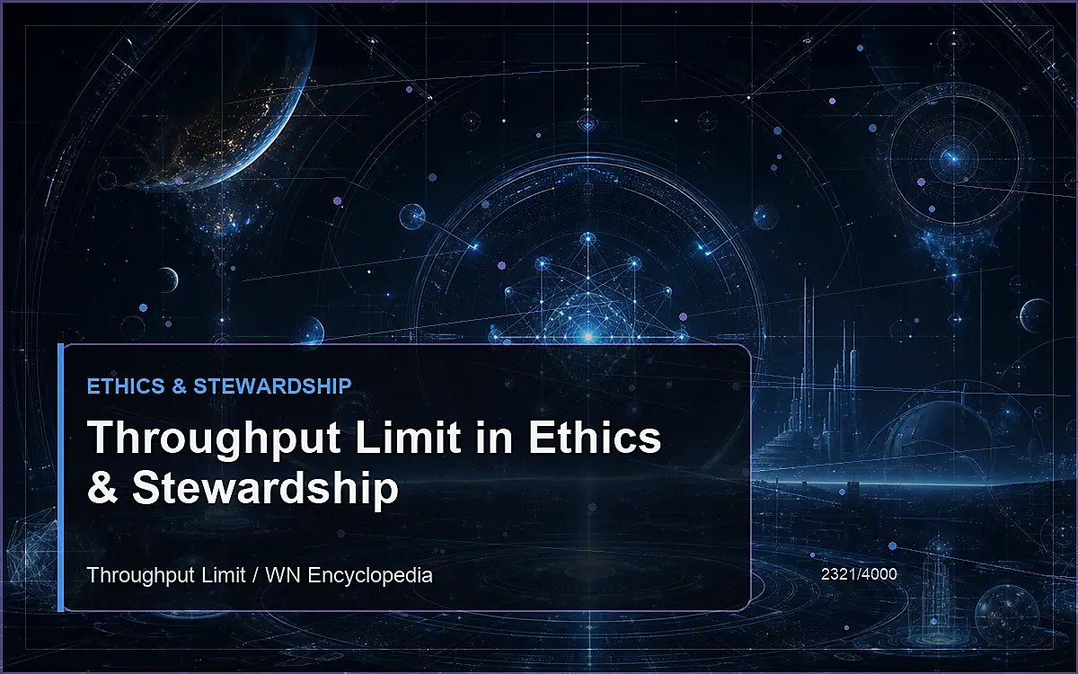 AI-generated encyclopedia reference image for Throughput Limit in Ethics & Stewardship