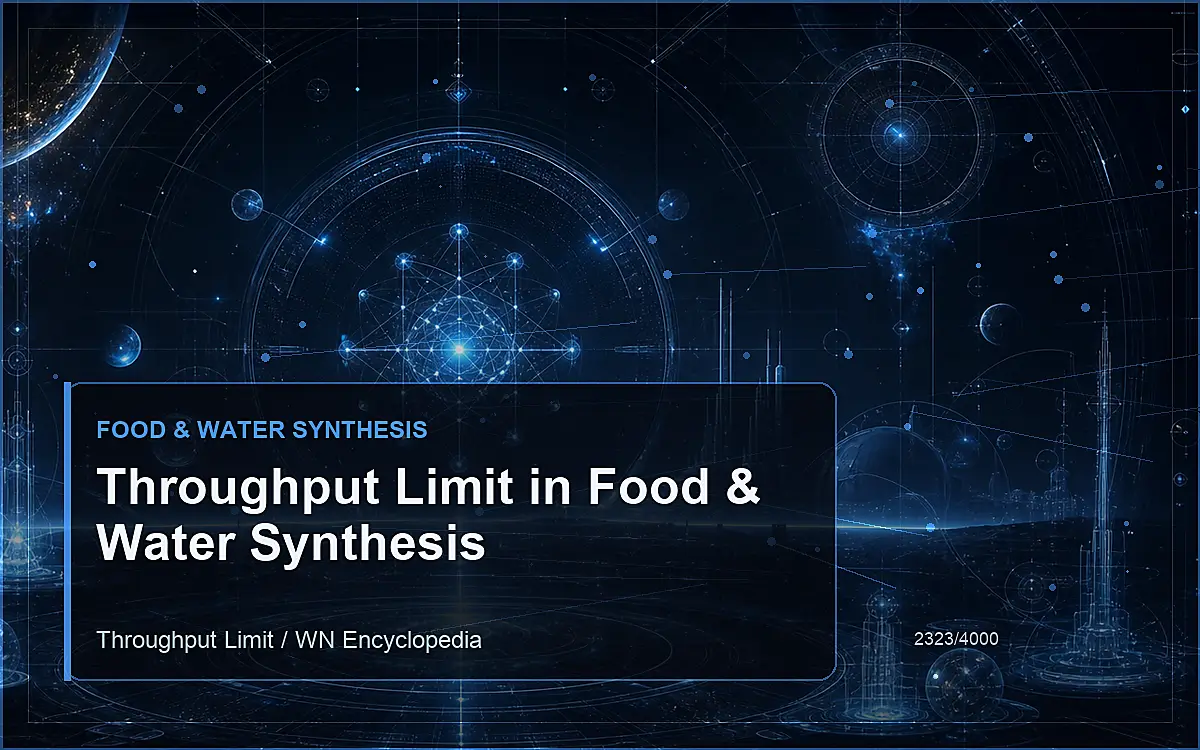 AI-generated encyclopedia reference image for Throughput Limit in Food & Water Synthesis