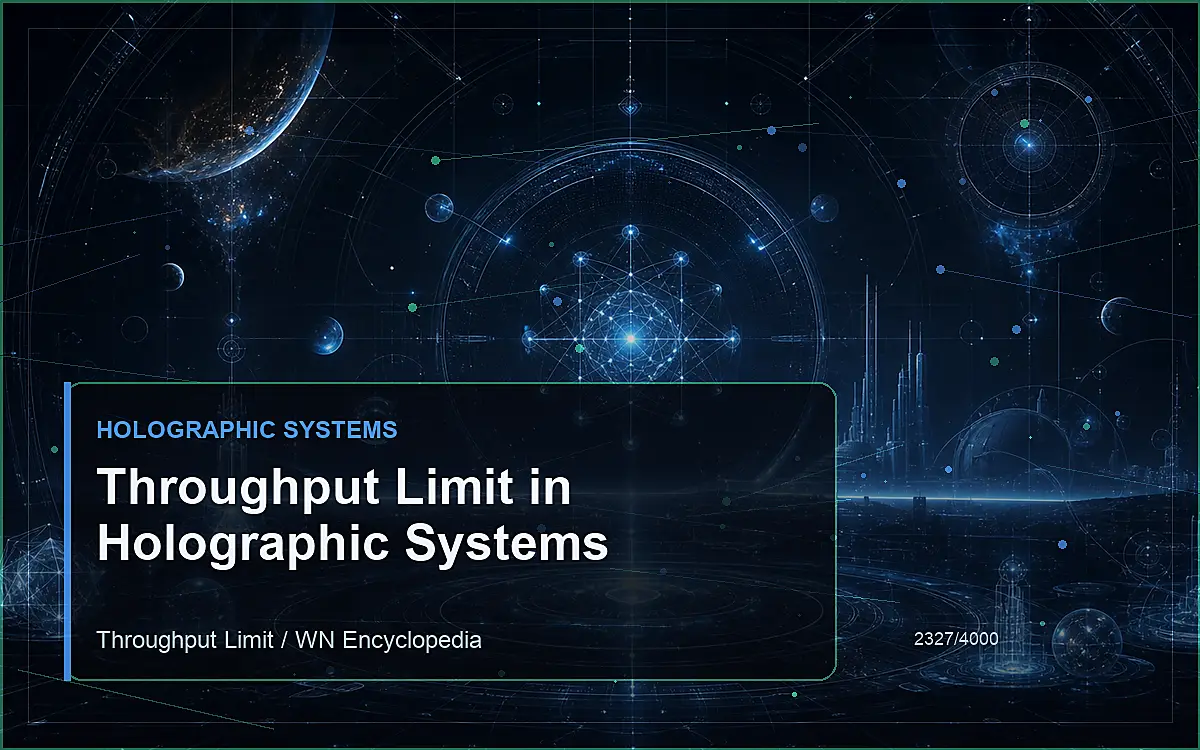 AI-generated encyclopedia reference image for Throughput Limit in Holographic Systems