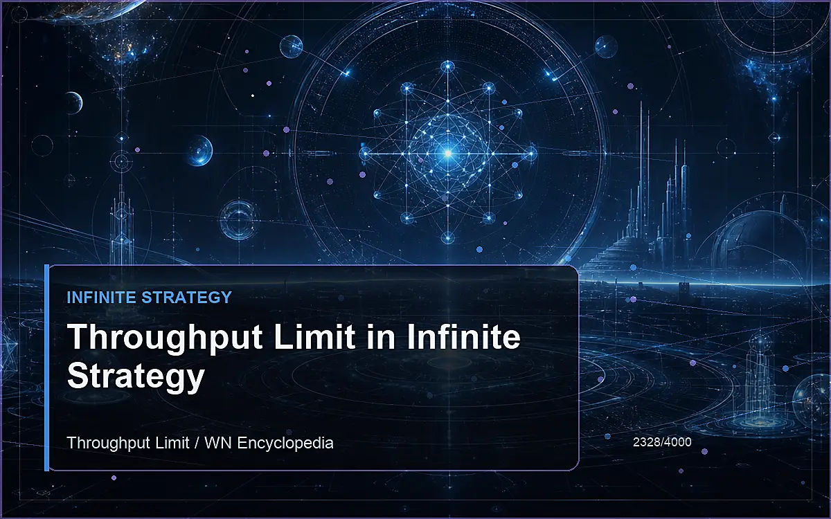 AI-generated encyclopedia reference image for Throughput Limit in Infinite Strategy