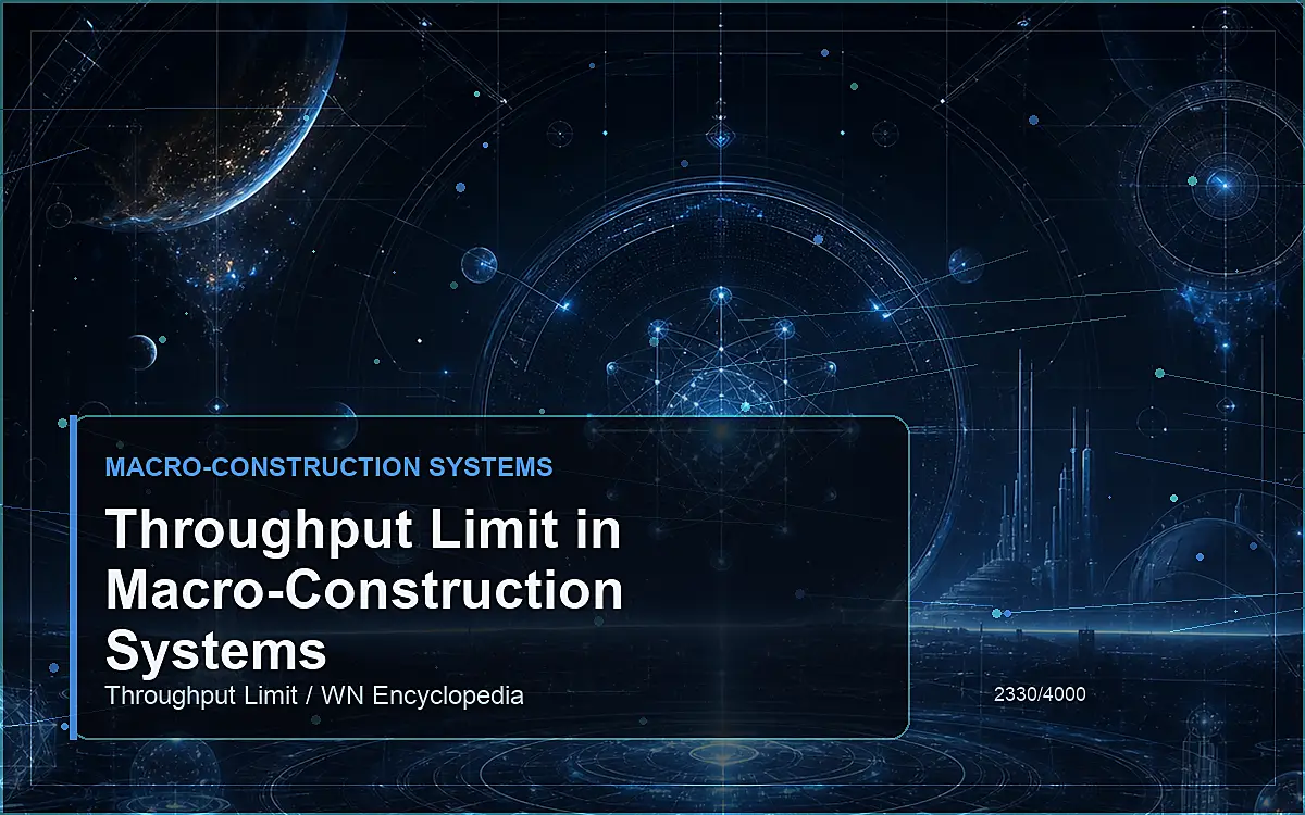 AI-generated encyclopedia reference image for Throughput Limit in Macro-Construction Systems