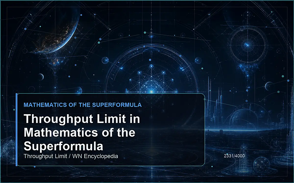 AI-generated encyclopedia reference image for Throughput Limit in Mathematics of the Superformula