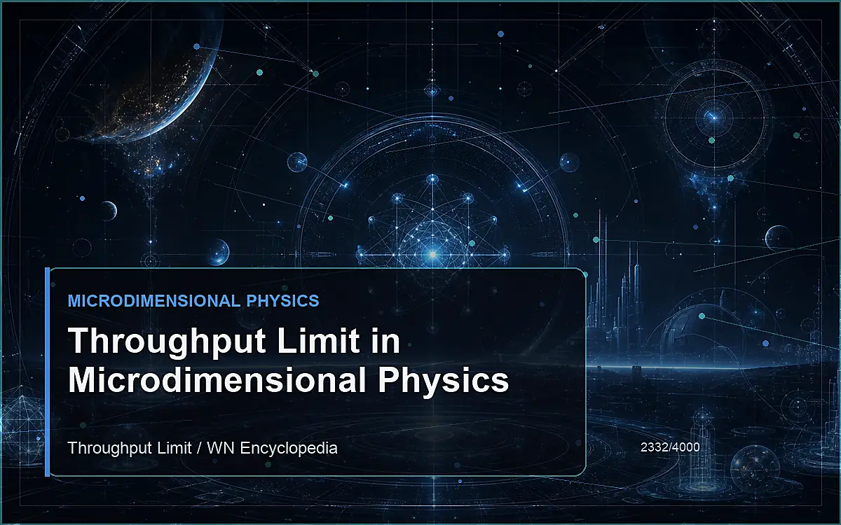 AI-generated encyclopedia reference image for Throughput Limit in Microdimensional Physics