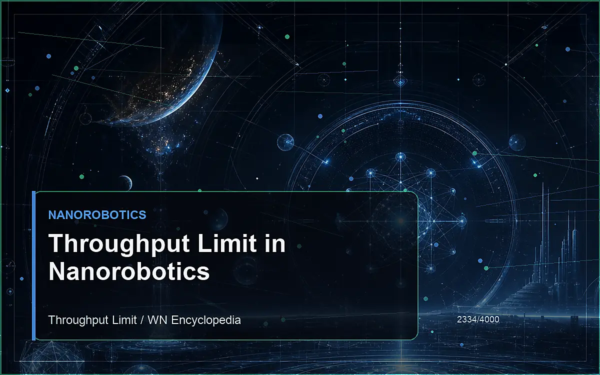 AI-generated encyclopedia reference image for Throughput Limit in Nanorobotics