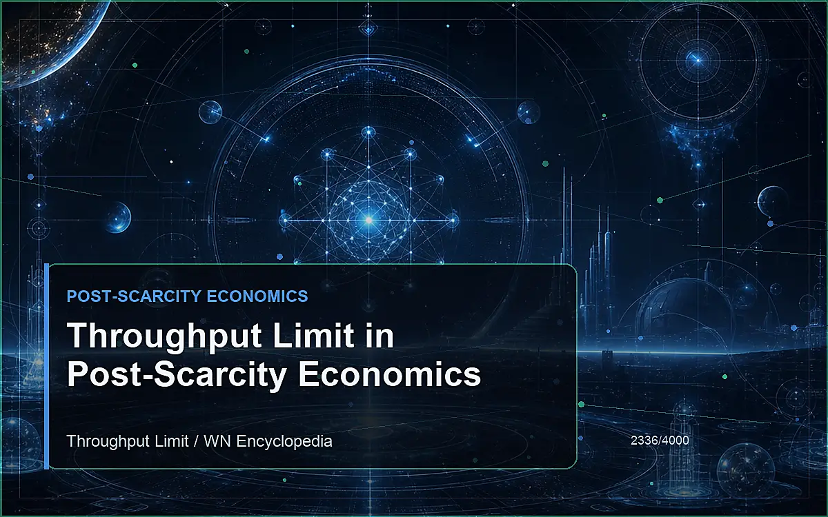 AI-generated encyclopedia reference image for Throughput Limit in Post-Scarcity Economics